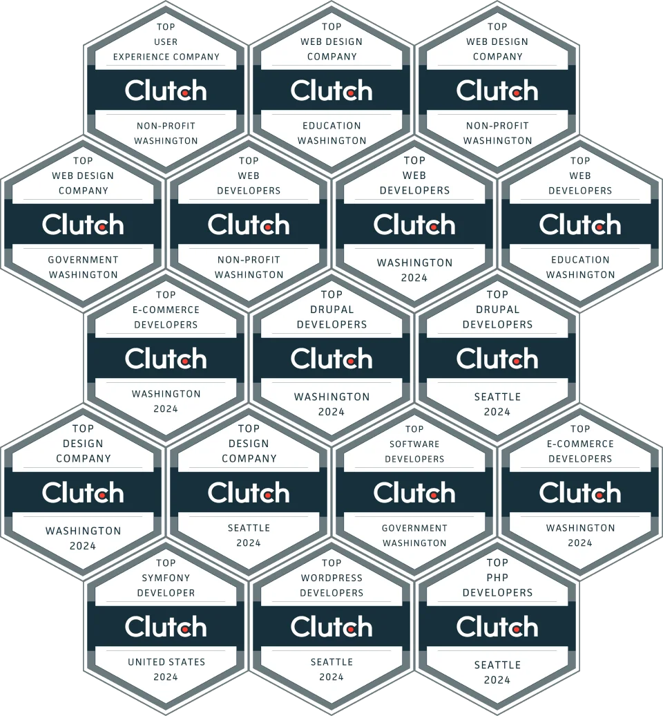 Clutch top developer and design awards earned by Black Antelope