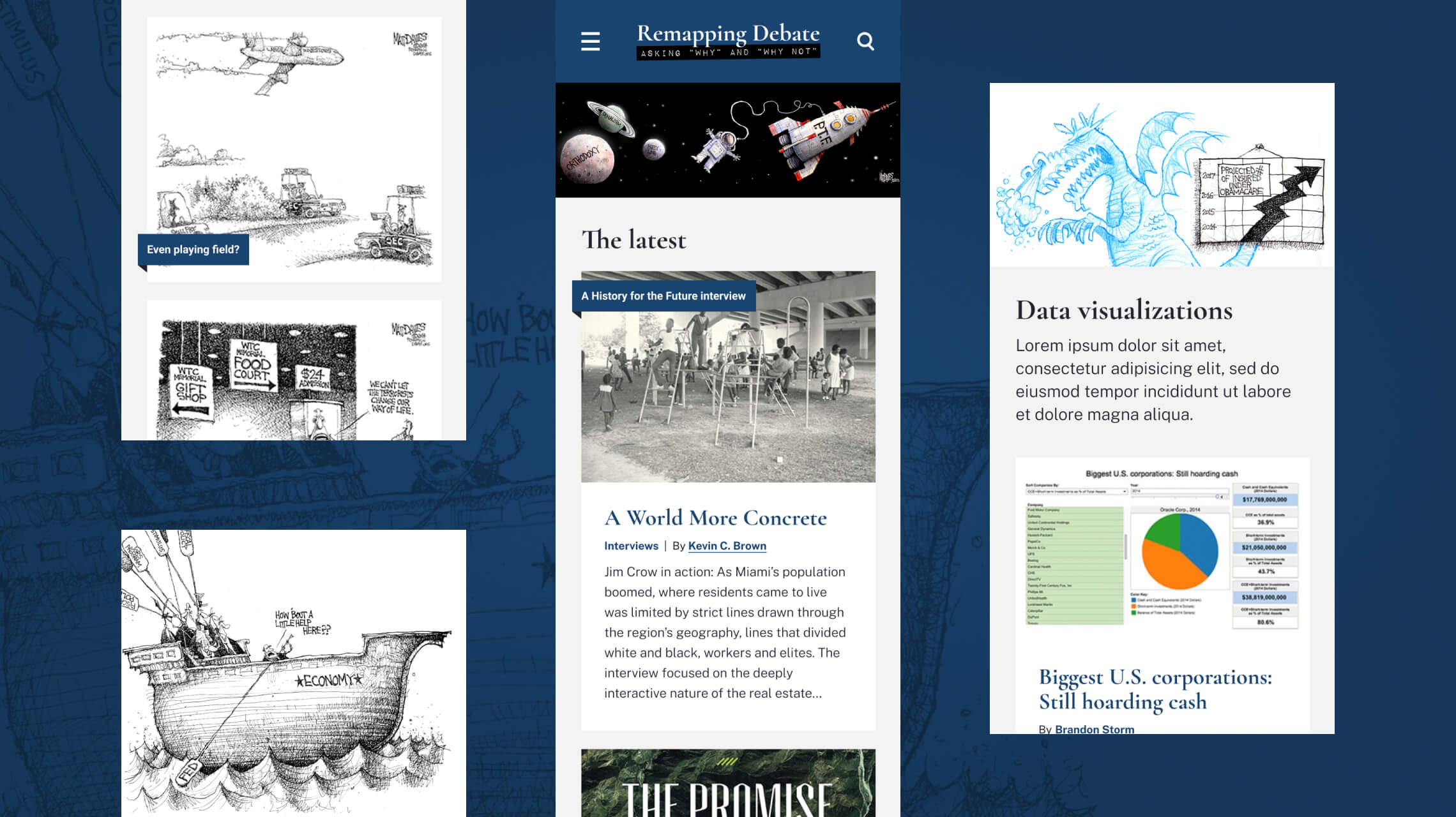 Miscellaneous mobile design examples