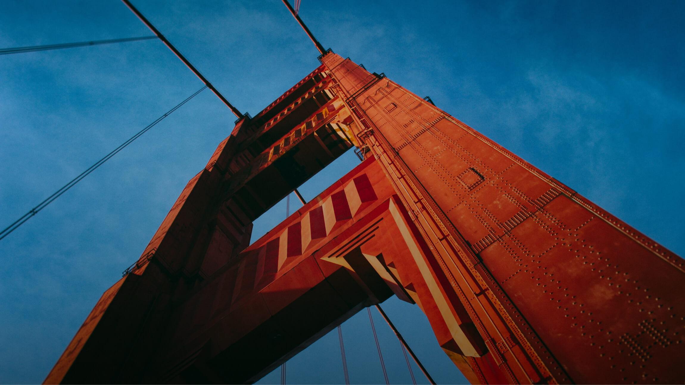 Photo of the Golden Gate Bridge and the sky above it