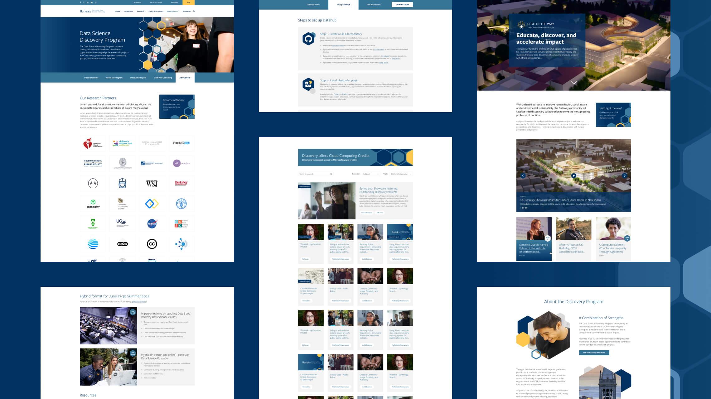 Design for microsites within the larger CDSS site