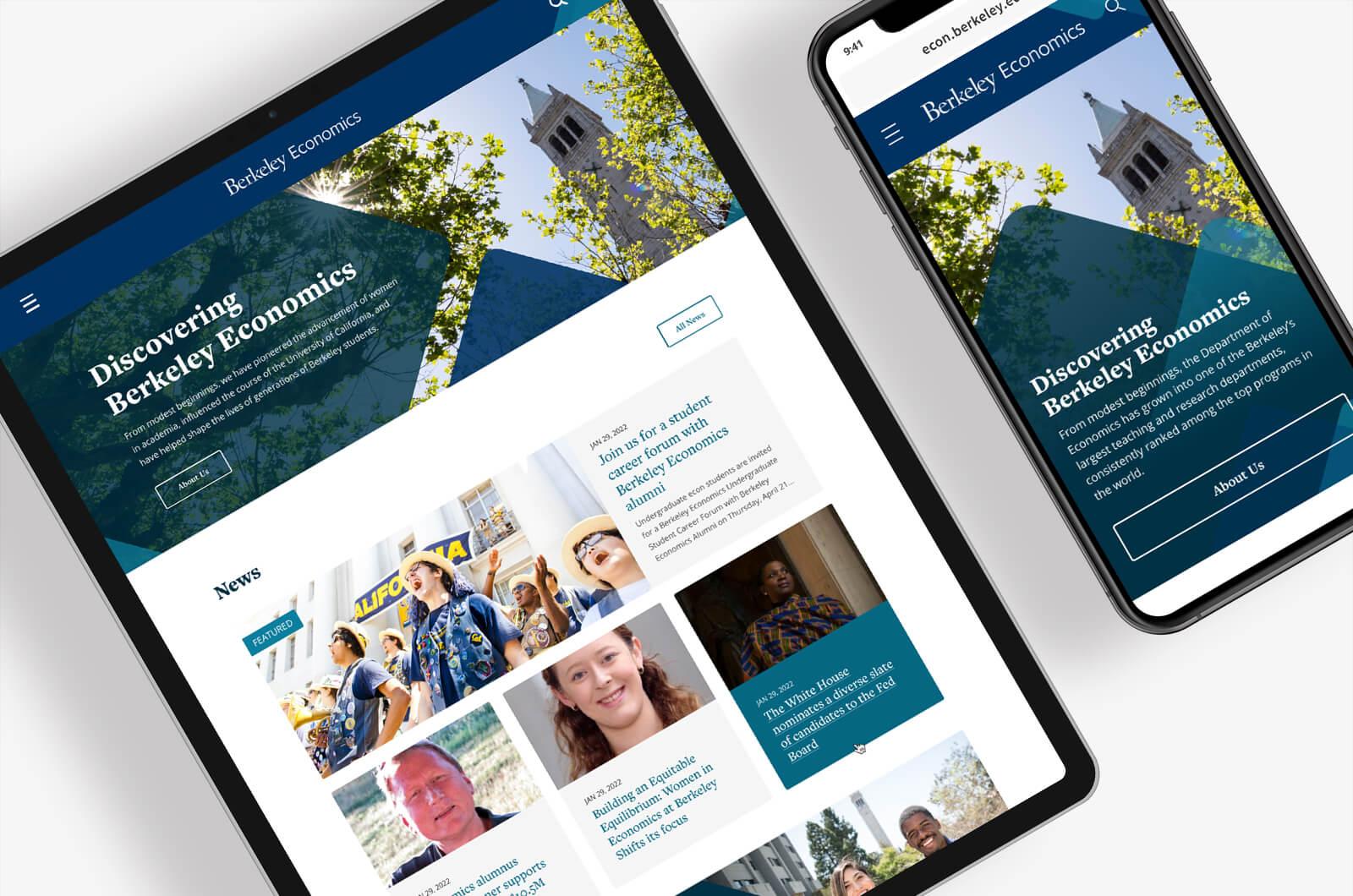 UCB Econ homepage design