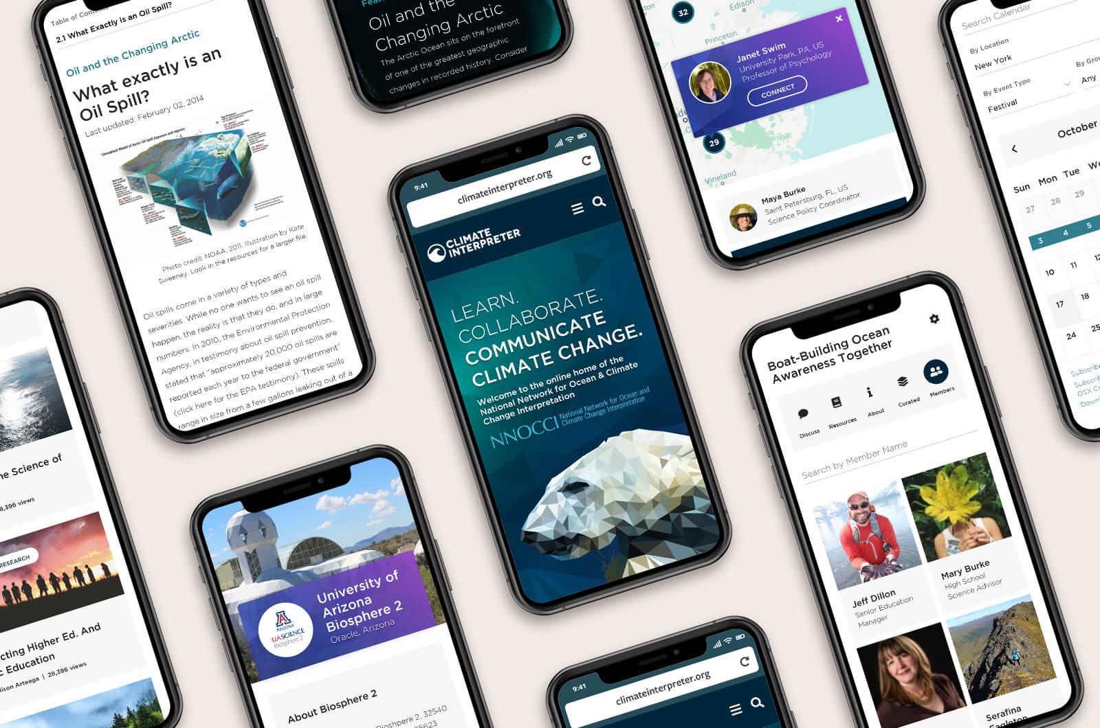 Mobile design examples